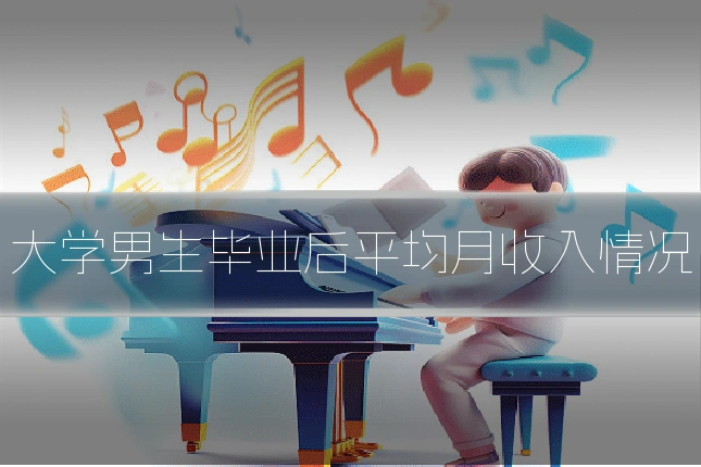 大学男生毕业后平均月收入情况