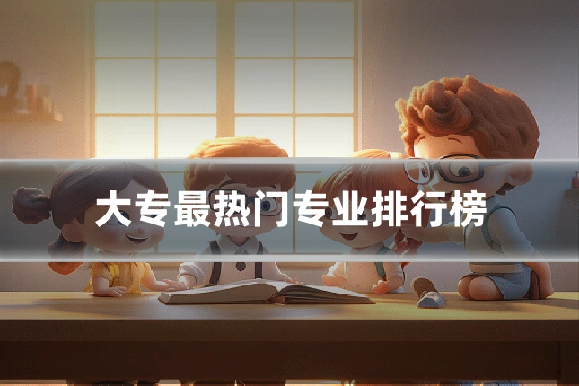大专最热门专业排行榜