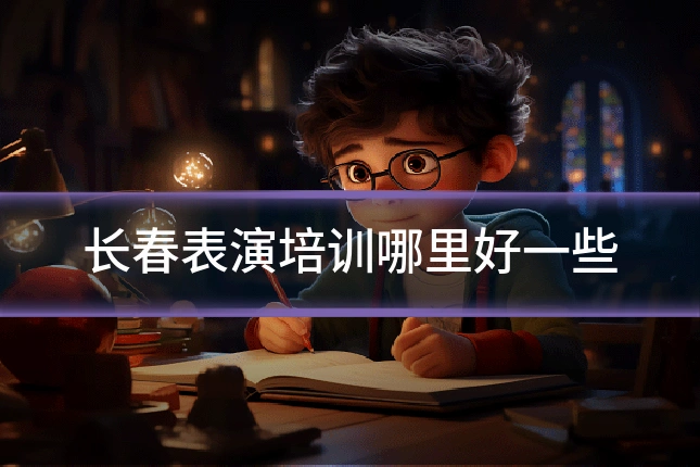 长春表演培训哪里好一些