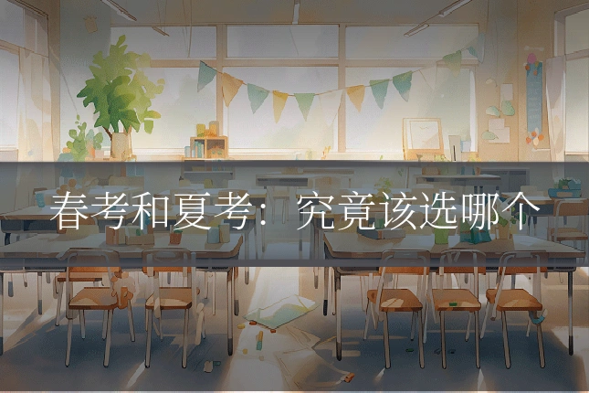 春考和夏考:究竟该选哪个