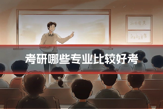 考研哪些专业比较好考
