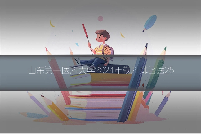 山东第一医科大学2024年软科排名医25