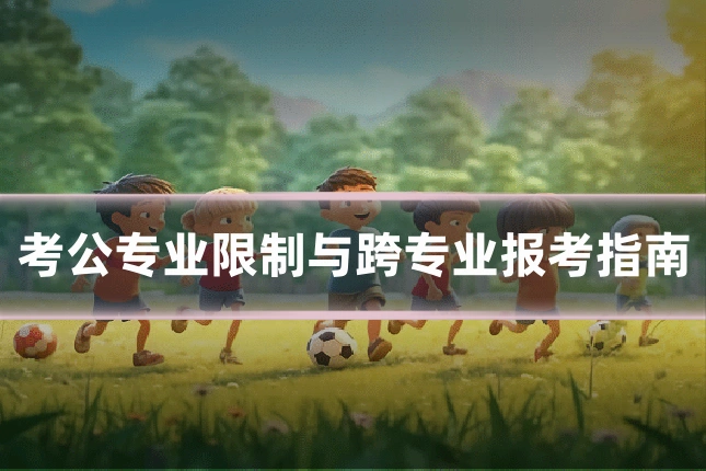 考公专业限制与跨专业报考指南