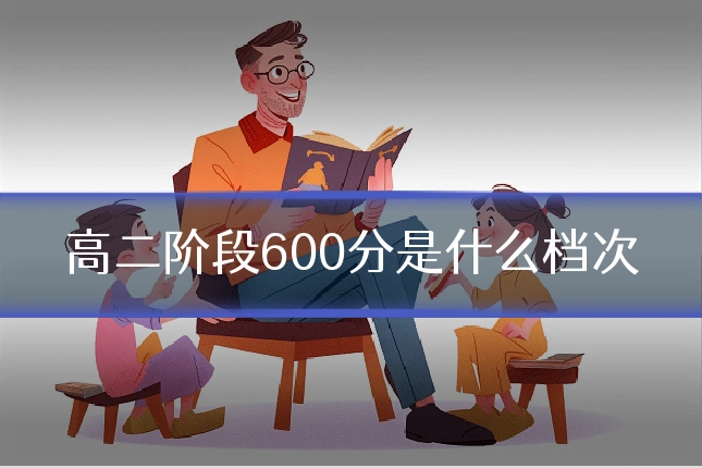 高二阶段600分是什么档次