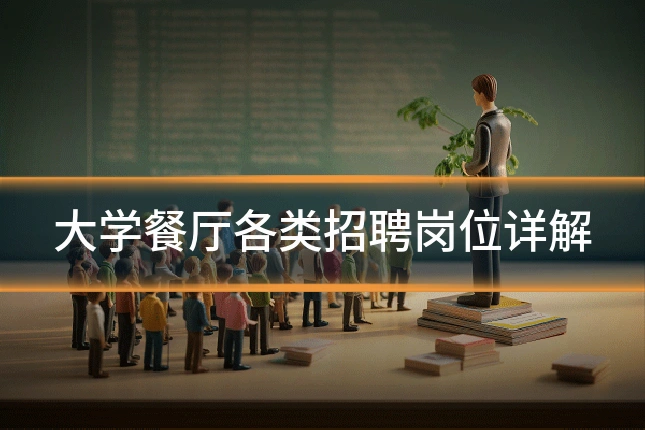 大学餐厅各类招聘岗位详解