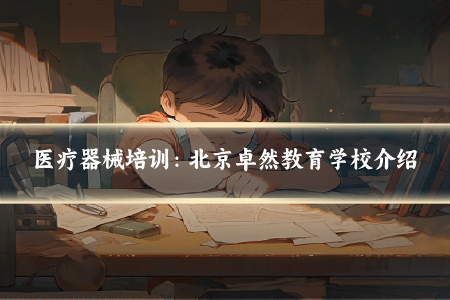 医疗器械培训：北京卓然教育学校介绍