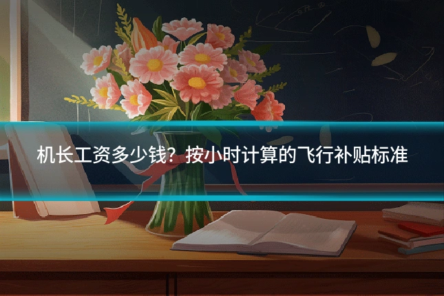 机长工资多少钱?按小时计算的飞行补贴标准