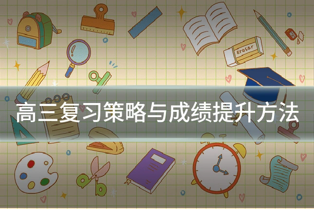 高三复习策略与成绩提升方法