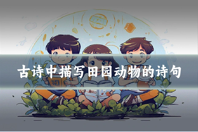 古诗中描写田园动物的诗句