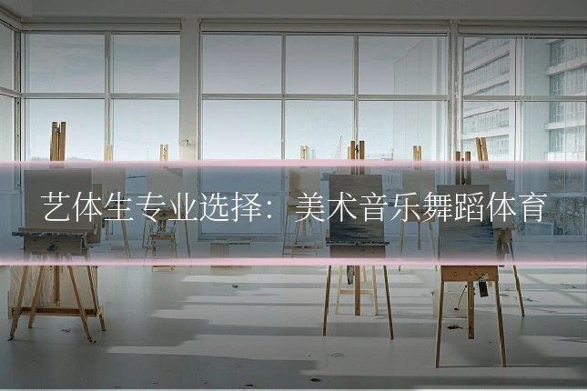艺体生专业选择：美术音乐舞蹈体育