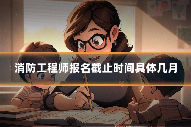消防工程师报名截止时间具体几月