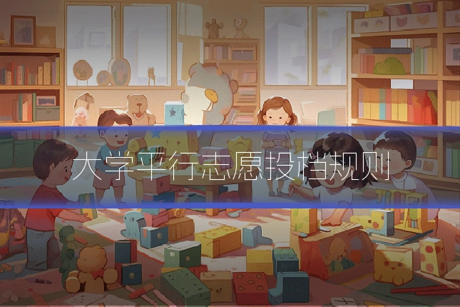 大学平行志愿投档规则
