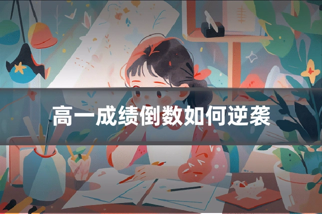 高一成绩倒数如何逆袭