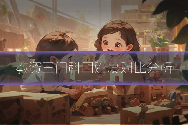 教资三门科目难度对比分析