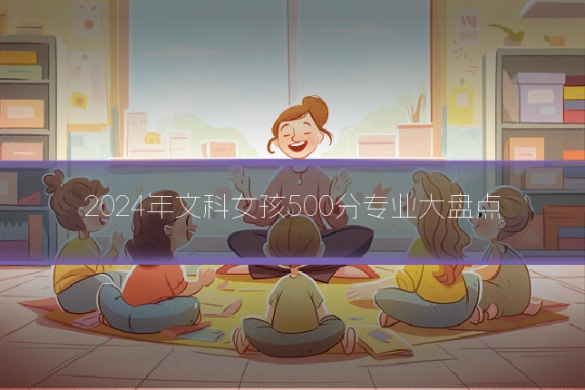 2024年文科女孩500分专业大盘点