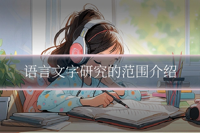 语言文字研究的范围介绍