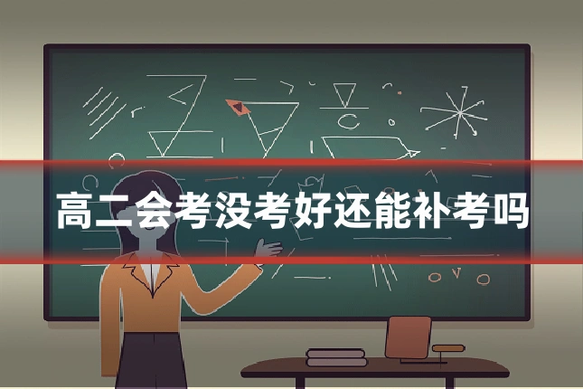 高二会考没考好还能补考吗