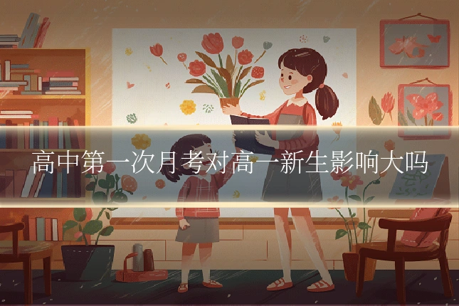高中第一次月考对高一新生影响大吗