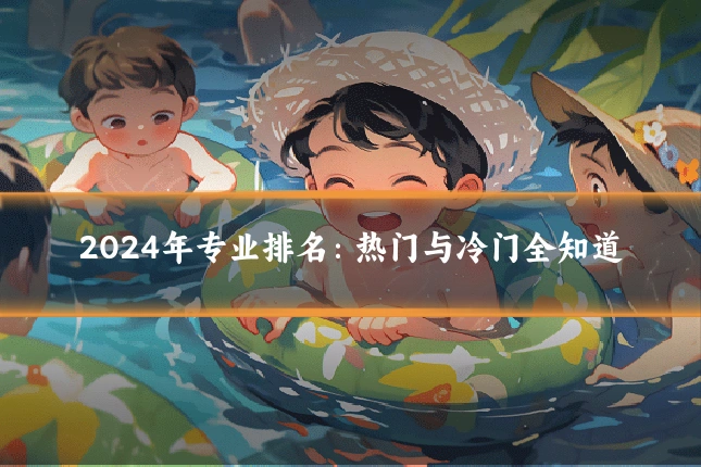 2024年专业排名:热门与冷门全知道