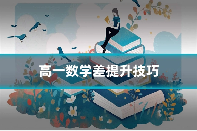 高一数学差提升技巧
