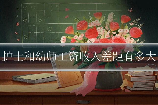护士和幼师工资收入差距有多大