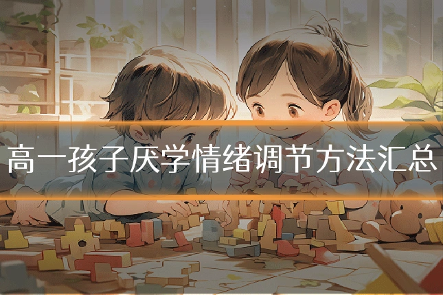 高一孩子厌学情绪调节方法汇总