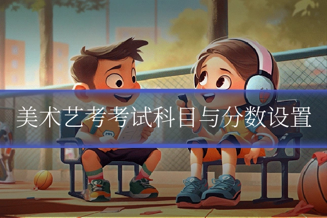 美术艺考考试科目与分数设置