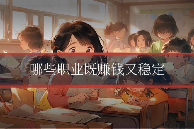 哪些职业既赚钱又稳定