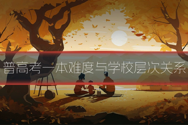 普高考一本难度与学校层次关系