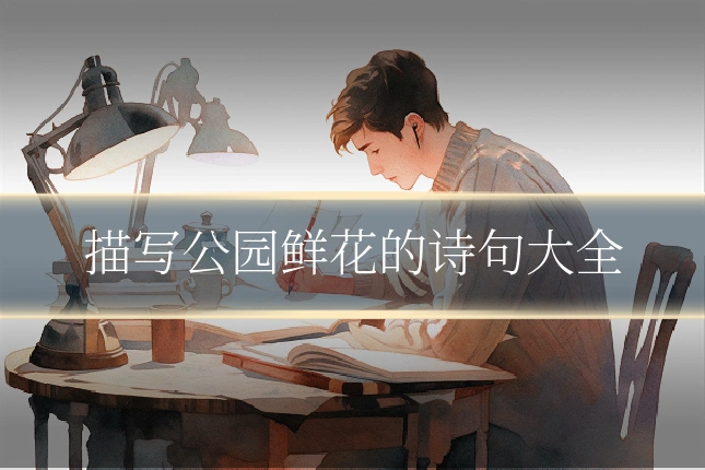 描写公园鲜花的诗句大全