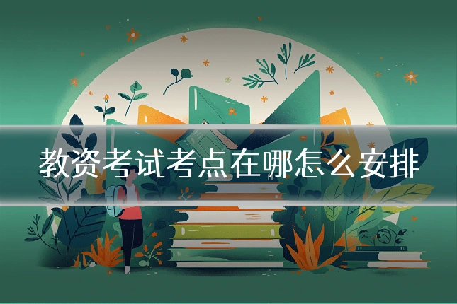 教资考试考点在哪怎么安排