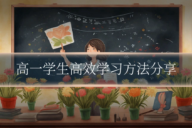 高一学生高效学习方法分享