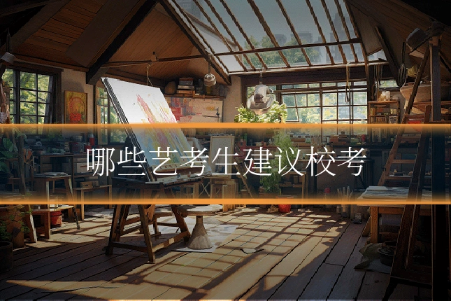 哪些艺考生建议校考