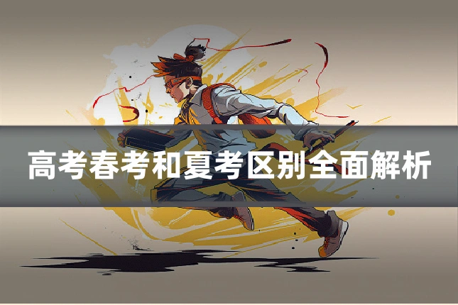 高考春考和夏考区别全面解析