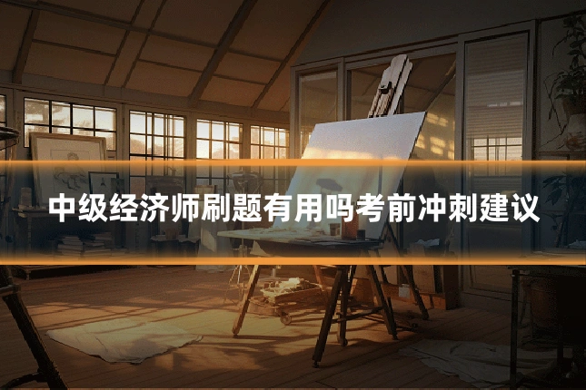 中级经济师刷题有用吗考前冲刺建议