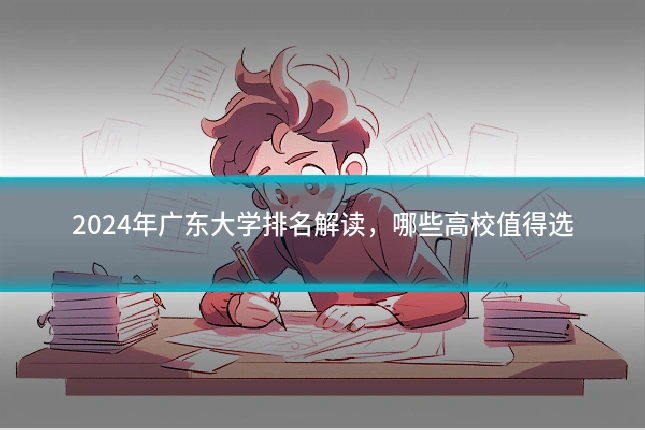 2024年广东大学排名解读，哪些高校值得选
