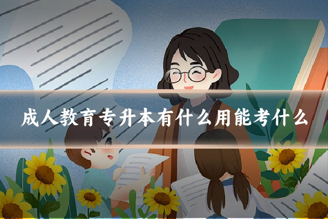 成人教育专升本有什么用能考什么