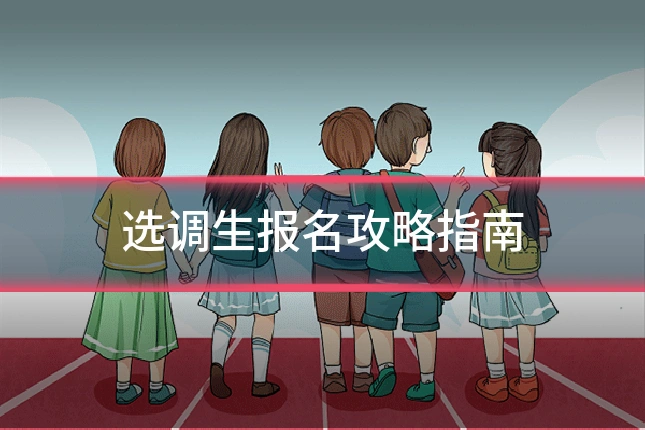 选调生报名攻略指南