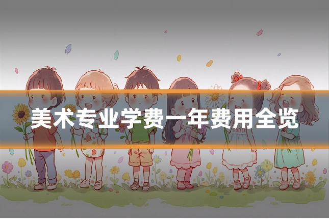 美术专业学费一年费用全览