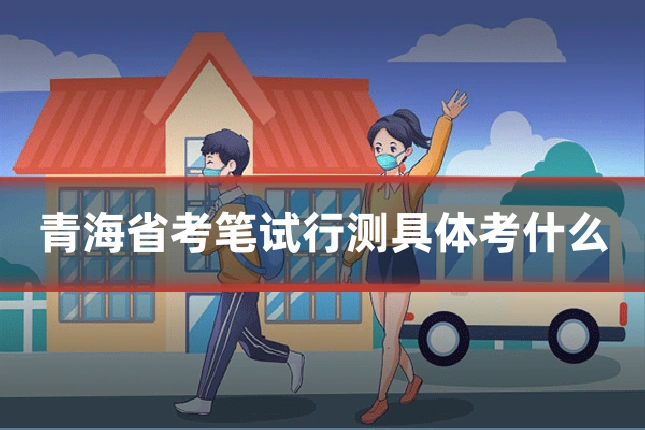 青海省考笔试行测具体考什么