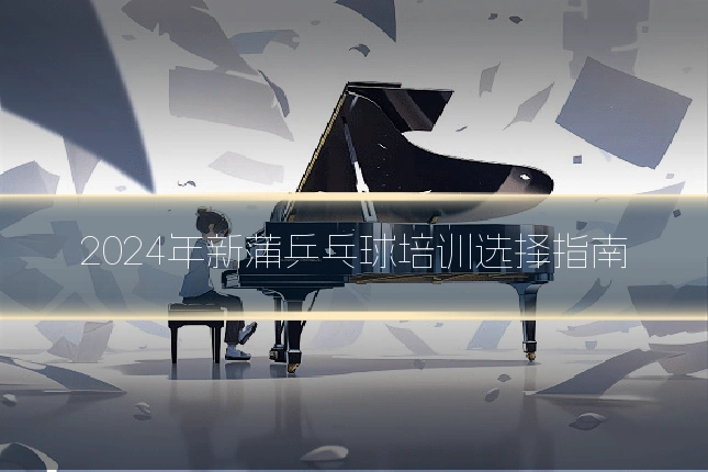 2024年新蒲乒乓球培训选择指南