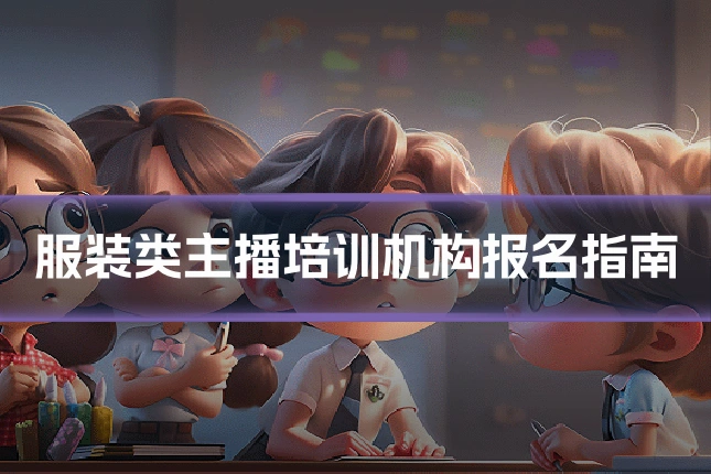 服装类主播培训机构报名指南