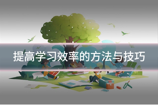 提高学习效率的方法与技巧