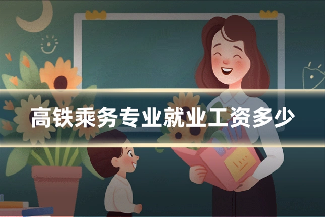 高铁乘务专业就业工资多少
