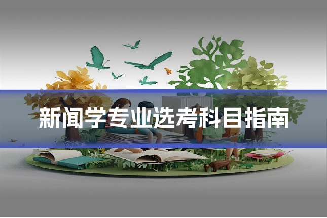 新闻学专业选考科目指南