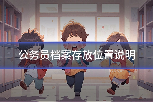 公务员档案存放位置说明