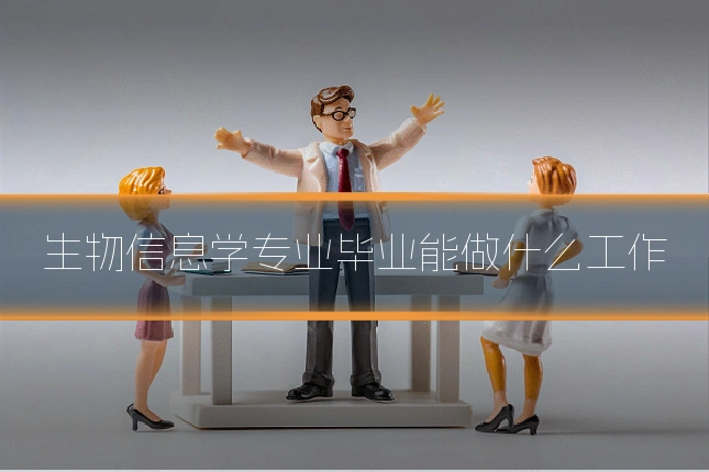 生物信息学专业毕业能做什么工作