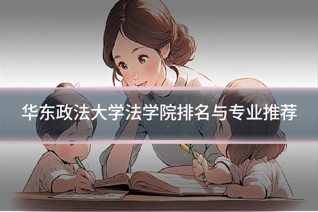 华东政法大学法学院排名与专业推荐