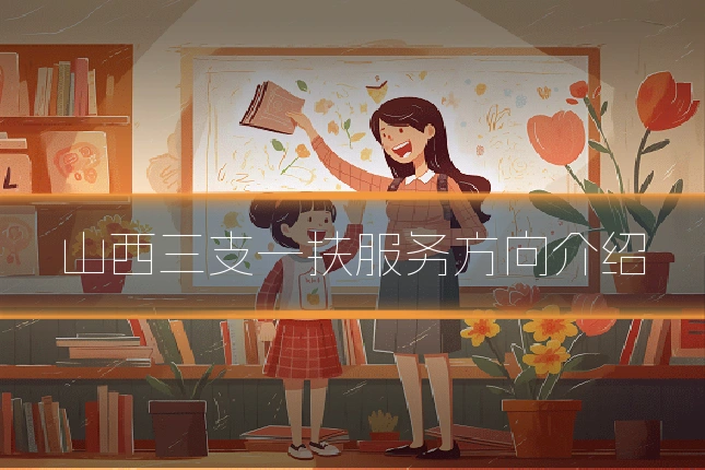 山西三支一扶服务方向介绍