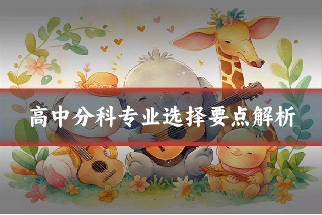 高中分科专业选择要点解析